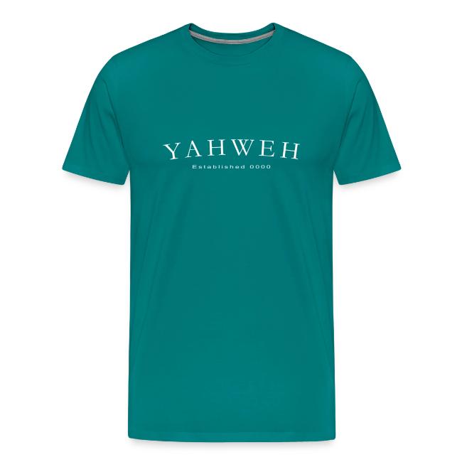 Yahweh Established 0000 in white
