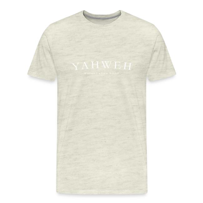 Yahweh Established 0000 in white