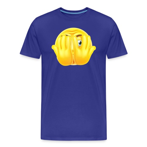 Scared Emoticon - Men's Premium T-Shirt