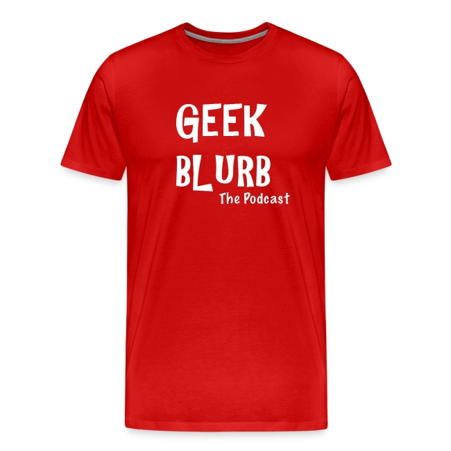 Geek Blurb (Transparent, White Logo)
