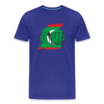 ARTSI - Dive Maldives - Men's Premium T-Shirt - royal blue - Front - Liam (192cm)
