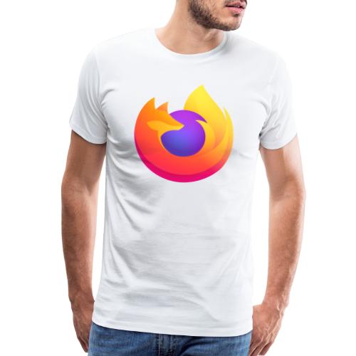 Firefox with Mozilla logo - Men's Premium T-Shirt