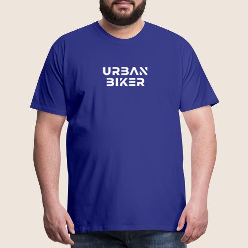 Urban Biker White - Men's Premium T-Shirt