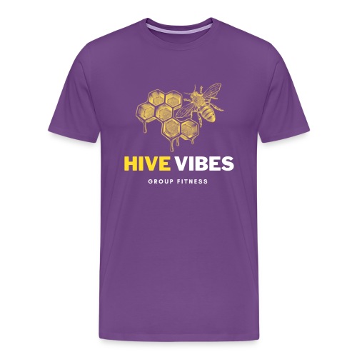HIVE VIBES GROUP FITNESS - Men's Premium T-Shirt