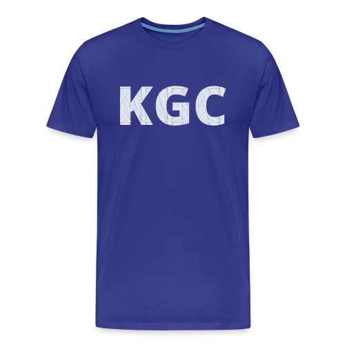 KGC White Logo - Men's Premium T-Shirt