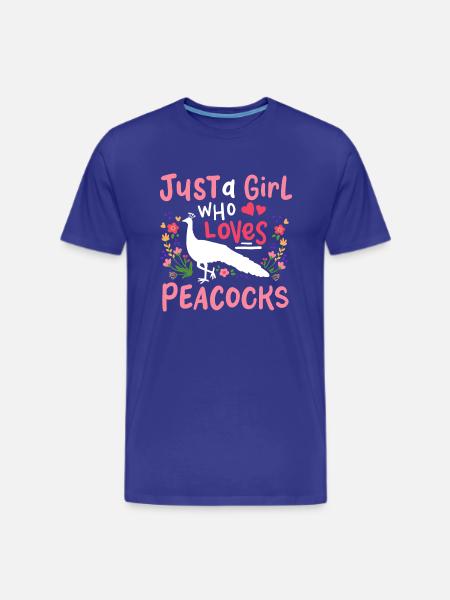 Peacocks Peacock Lover - Men's Premium T-Shirt - royal blue