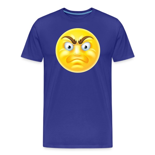 Angry Emoticon - Men's Premium T-Shirt