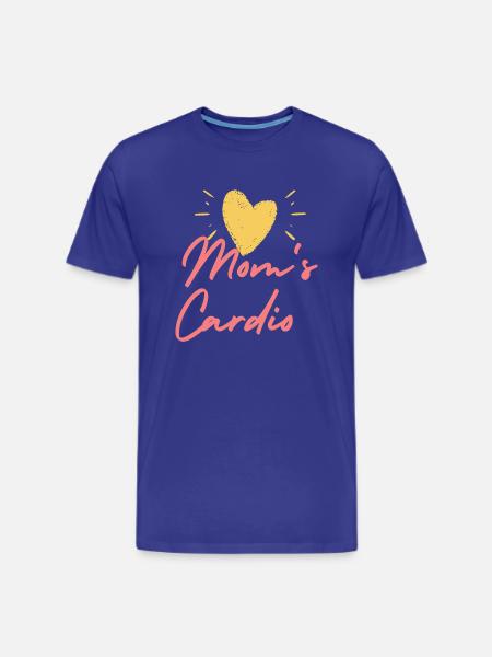 Mom s Cardio - Men's Premium T-Shirt - royal blue