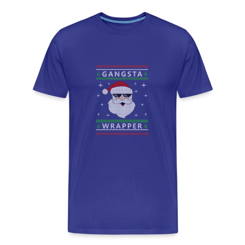 Christmas Gangsta Wrapper - Men's Premium T-Shirt