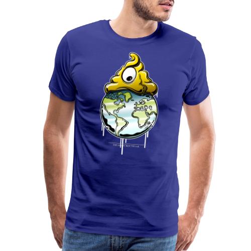 shit rules the world - Men's Premium T-Shirt