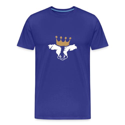 Shatto Black Centered Quart ROYALS BlueGold Head R - Men's Premium T-Shirt
