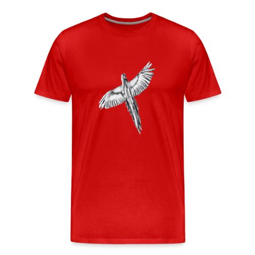 Flying parrot - Men's Premium T-Shirt