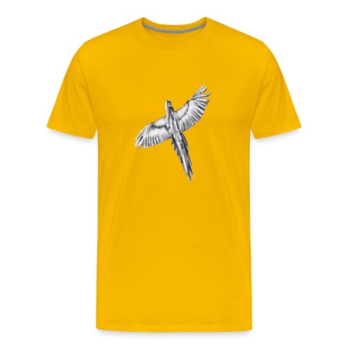 Flying parrot - Men's Premium T-Shirt