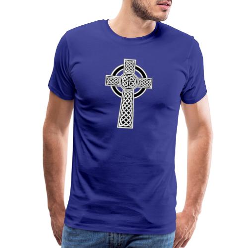 Celtic Art Cross - Men's Premium T-Shirt