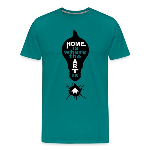 Home is where the ART is - Men's Premium T-Shirt