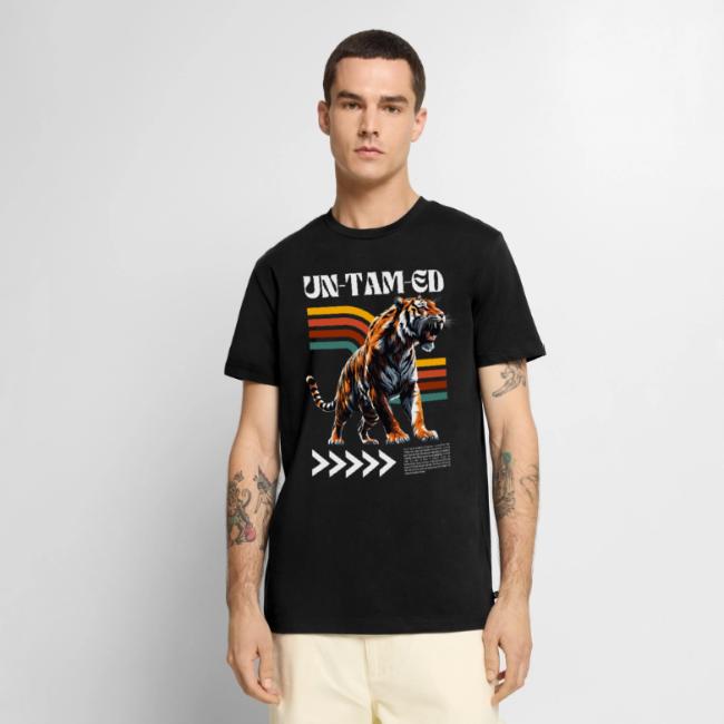 Unleash Your Wild Side: Fierce Tiger Print Design