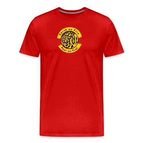 earth on fire again - Men's Premium T-Shirt