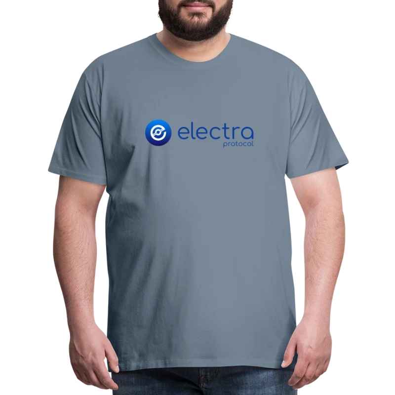 Electra Protocol Blue Logo - Men's Premium T-Shirt