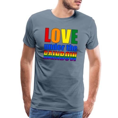 Somewhere under the rainbow... Celebrate Love! - Men's Premium T-Shirt