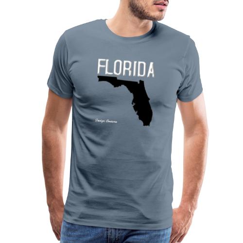 FLORIDA REGION MAP WHITE - Men's Premium T-Shirt