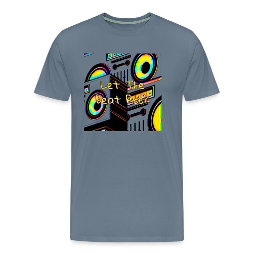 Let The Beat Rock design - Men's Premium T-Shirt