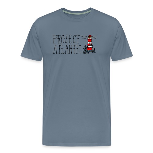 Project Atlantic Lighthouse Logo - Men's Premium T-Shirt