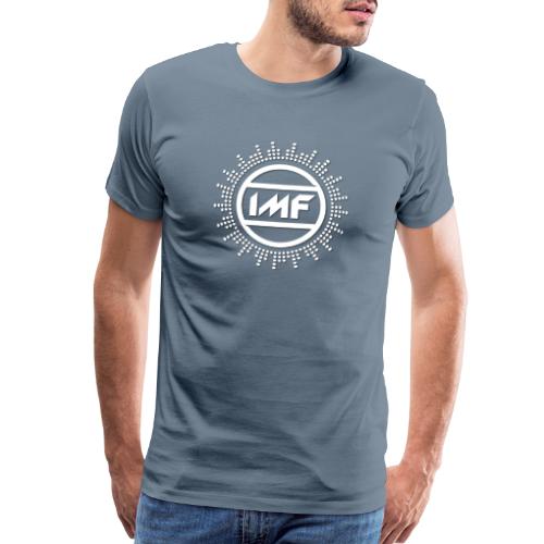 IMF Sunburst Logo in White - Men's Premium T-Shirt