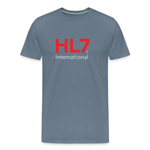 HL7 International Logo - Reverse - Men's Premium T-Shirt