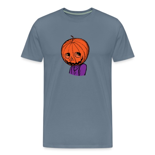 Pumpkin Head Halloween - Men's Premium T-Shirt