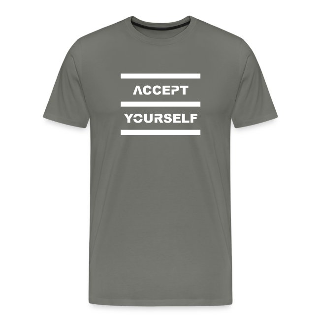 Accept Yourself White Letters