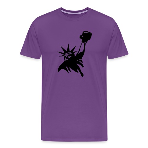 Lady Liberty Design w/ Black RSB Logo - Men's Premium T-Shirt