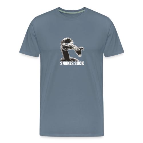 Snakes Suck - Men's Premium T-Shirt