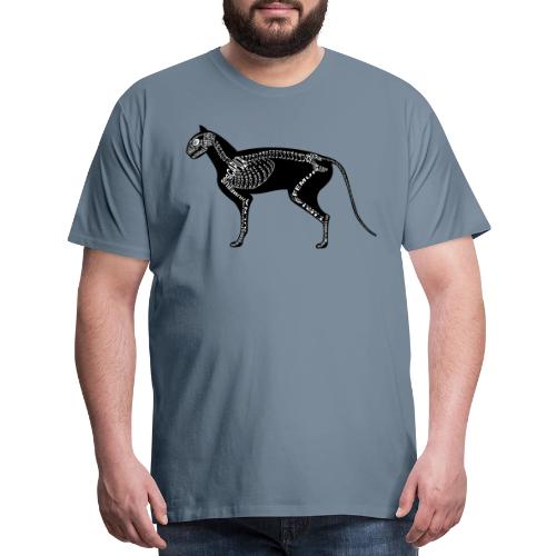 Skeleton Cat - Men's Premium T-Shirt