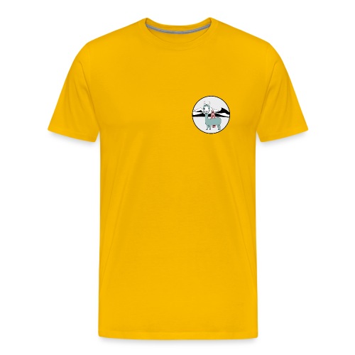 Surfin' llama. - Men's Premium T-Shirt