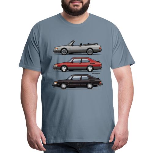 Saab 900 Turbo Trio - Men's Premium T-Shirt