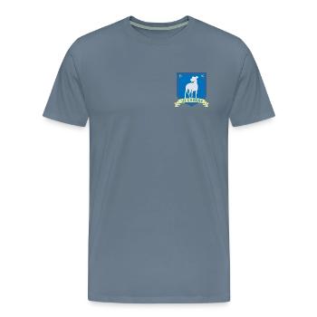 Ted Lasso A.F.C Richmond Small Logo - Men's Premium T-Shirt - steel blue - Front - Liam (192cm)