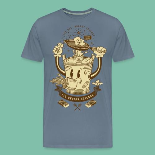 rocket-stove-yellow - Men's Premium T-Shirt