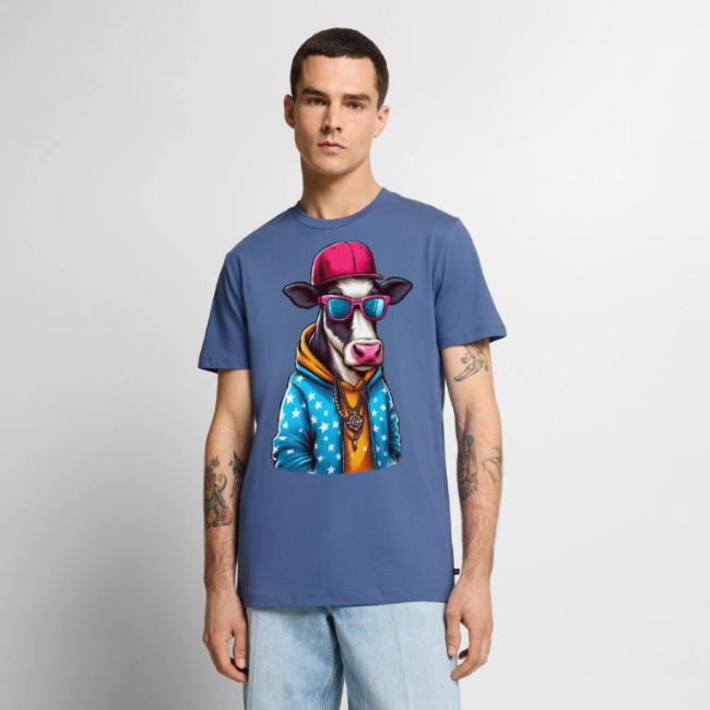 Gangster Cow Wearing a Cap