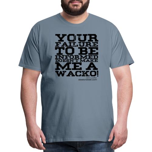 SOS Wacko Black Logo - Men's Premium T-Shirt