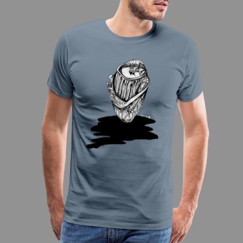 Wolfman Originals Black & White 16 - Men's Premium T-Shirt