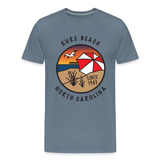 Kure Beach Sunrise-Black Lettering-Front Only