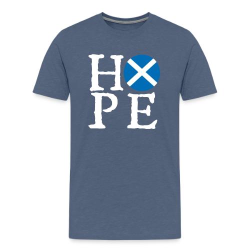 Light HOPE St A Cross - Men's Premium T-Shirt