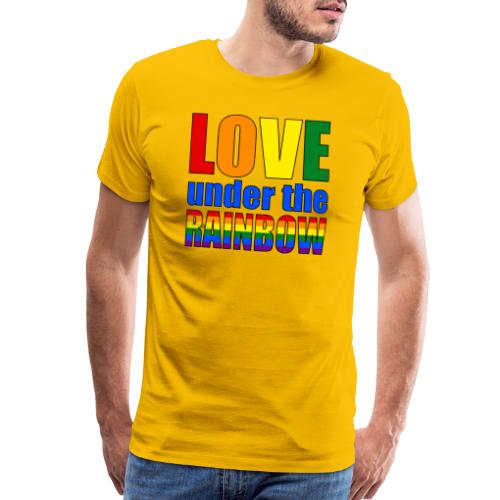 Somewhere under the rainbow... Celebrate Love! - Men's Premium T-Shirt