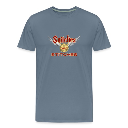Snitches Get Stitches - Men's Premium T-Shirt