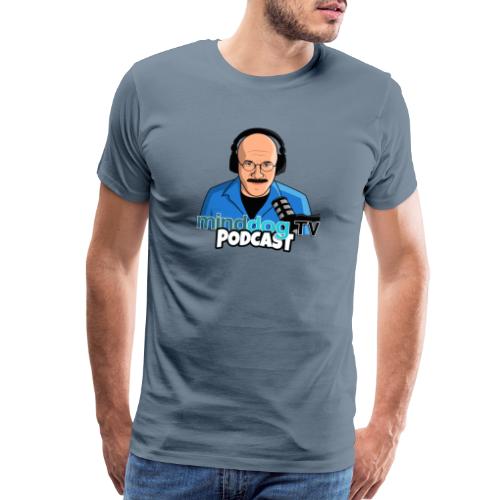 minddogTV Logo Cutout - Men's Premium T-Shirt