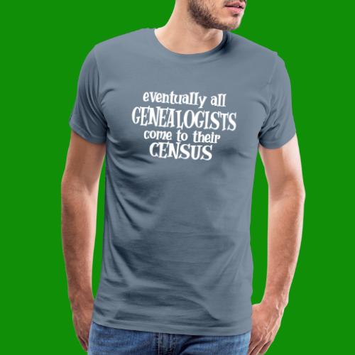 Genealogists Come to their Census - Men's Premium T-Shirt