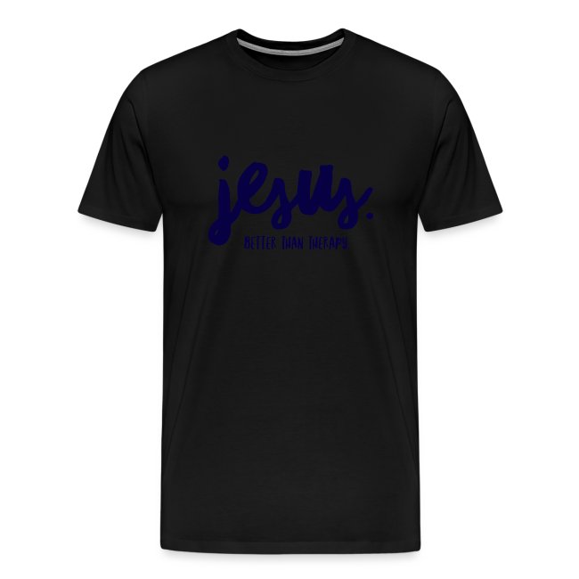 Jesus Better than therapy design 1 in blue