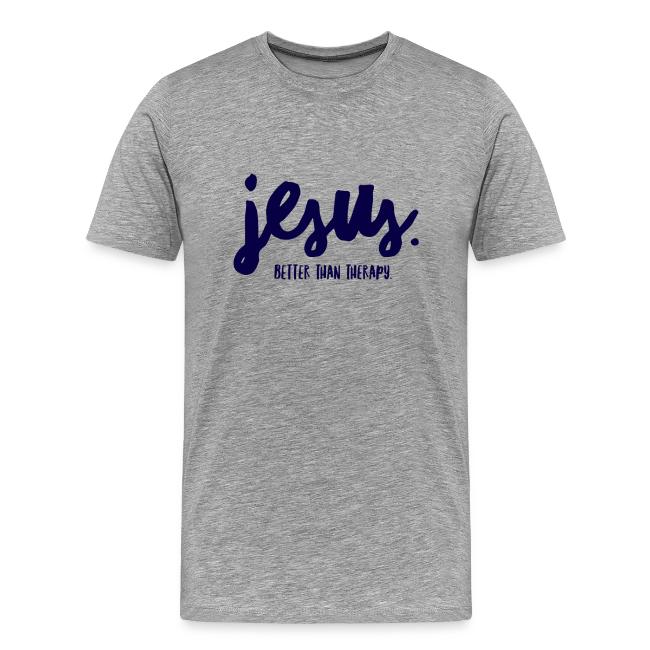 Jesus Better than therapy design 1 in blue