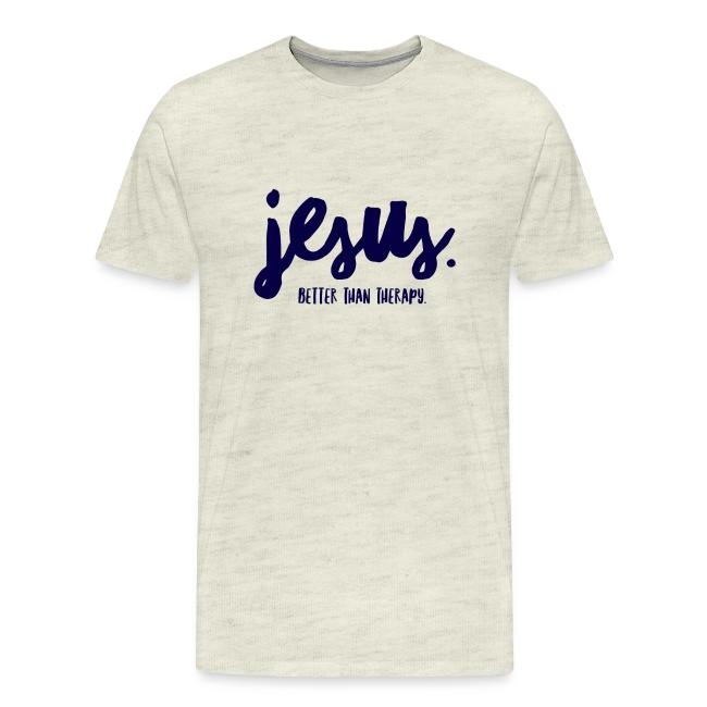 Jesus Better than therapy design 1 in blue