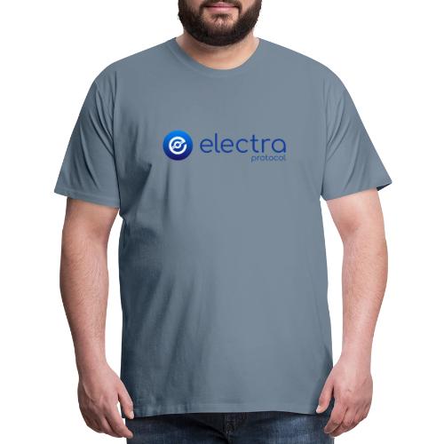 Electra Protocol Blue Logo - Men's Premium T-Shirt